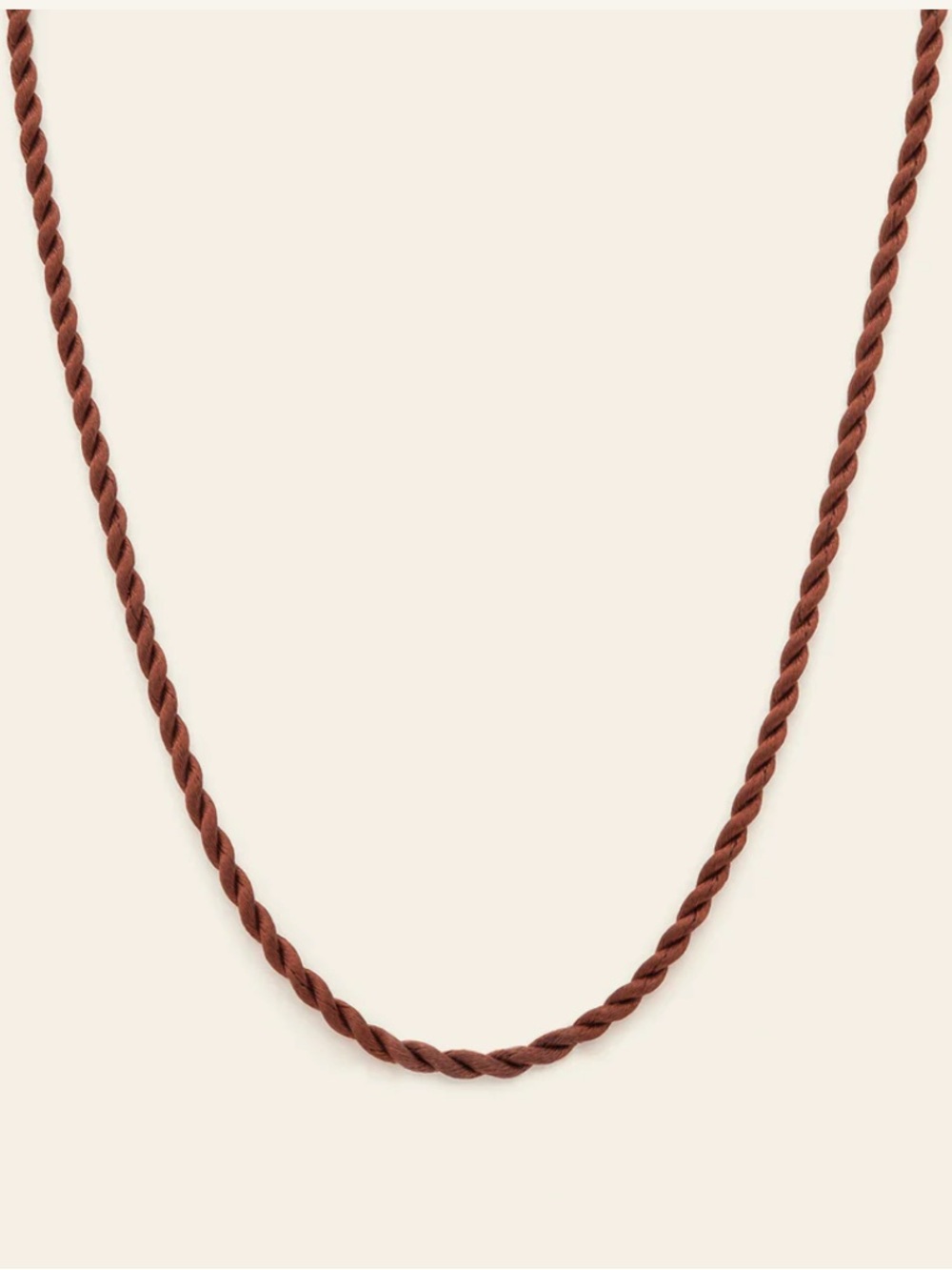 Melanie Auld 18 inch mocha cord necklace